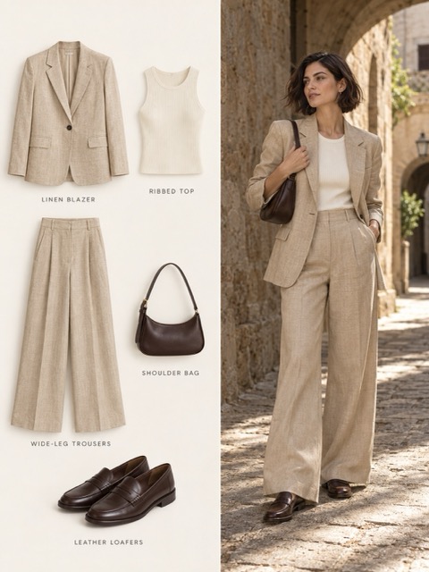 Vertical Fashion Spread and Catalog Layout