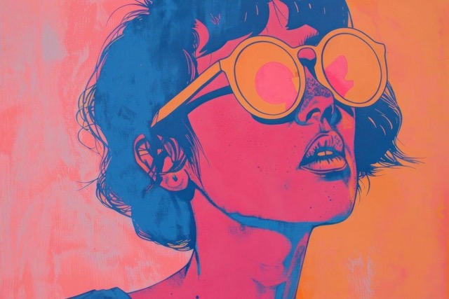 Risograph Editorial Portrait